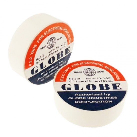 GLOBE İZOLE BANT BEYAZ 10LUK  0.13MMX19MM (81)