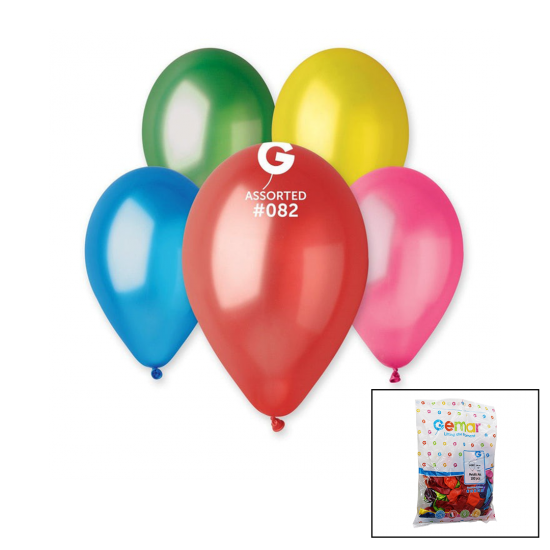 GM-110-82 METALİK - KARIŞIK BALON 11 apos; apos; - 28CM - 100 ADET (81)