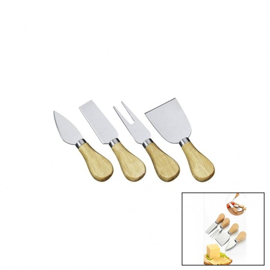 4 ADET  PEYNİR BIÇAK SETİ CHEESE KİNFE SET (81)