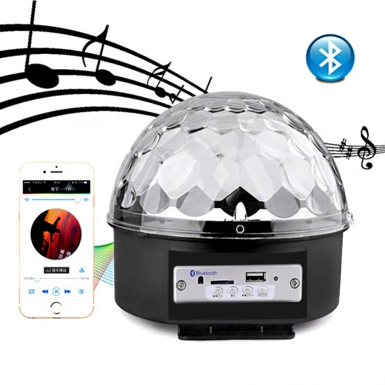 Bluetooth Sd Aux Usb Led Disko Lamba Topu Speaker