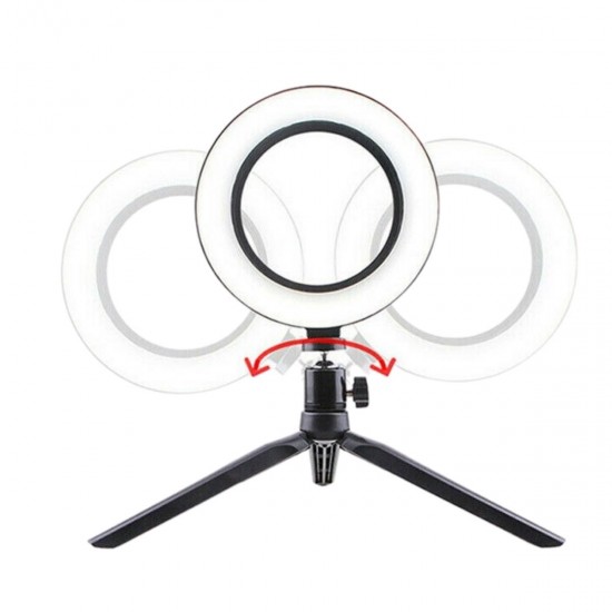 10inç 26cm Youtube Instagram Tiktok Selfie Stüdyo Video Fotoğraf Ring Light Tripod Led Halka Işık