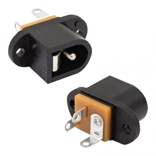 ADAPTÖR FİŞİ DC JACK KULAKLI TİP 2.1MM KULAKLI TİP DC-0053 (IC-258F) (81)