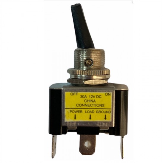 IC-151B 12 VOLT DC 30 AMPER ON-OFF IŞIKLI TOGGLE SWİTCH (81)