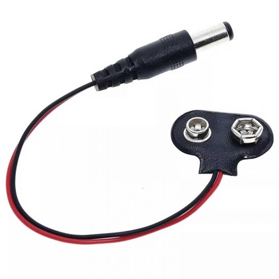 9 VOLT 2.1MM JACKLI PİL BAŞLIĞI  (IC-232A) (81)