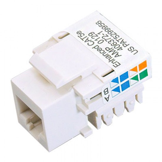 RJ 45 ŞASE KEYSTONE JACK CAT5E-8P8C (81)