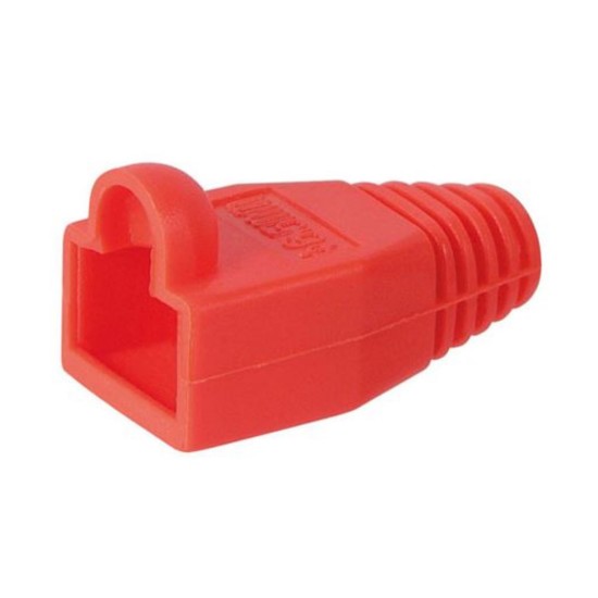 RJ 45 KILIF BOOT KIRMIZI (81)