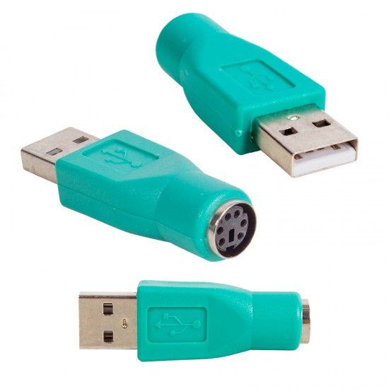 USB PS2 ÇEVİRİCİ JACK USB-ERKEK/PS2-DİŞİ (81) (K246)