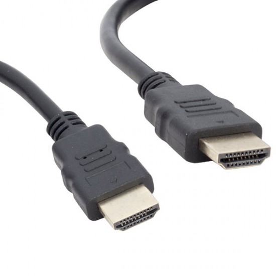 PLASTİK DÜZ SİYAH 3 METRE HDMI KABLO POŞETLİ (81)