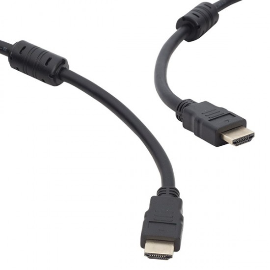 PLASTİK DÜZ SİYAH 10 METRE HDMI KABLO POŞETLİ (81)