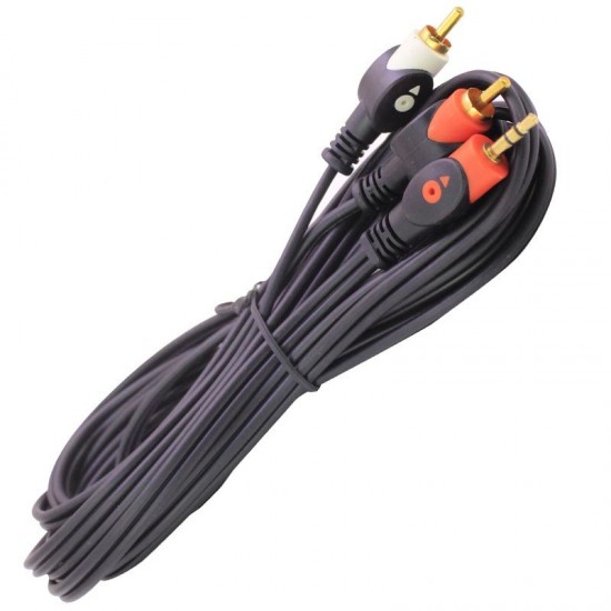 2 RCA ERKEK + 3.5 MM ST ERKEK 5 METRE 1. KALİTE (81)