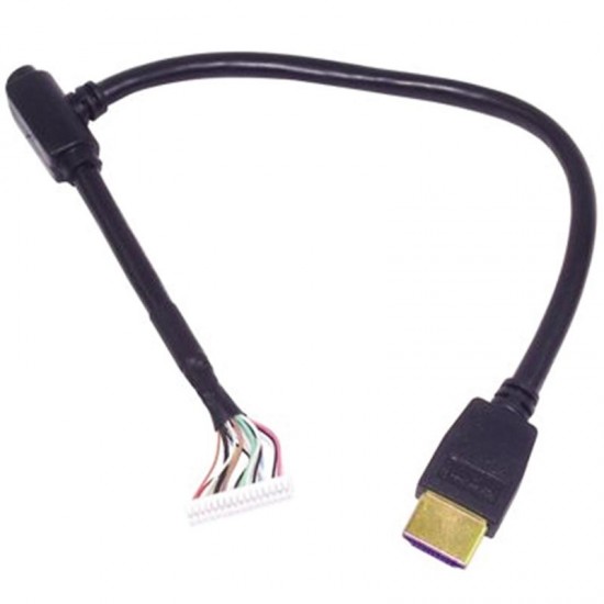 HDMI ŞASE KABLOLU (MİNİ HDLER İÇİN KIRILAN UÇ)  16 PİNLİ (81)