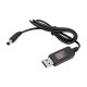 USB TO DC 5.5*2.5MM UÇLU 12 VOLT - 1 AMPER 5 VOLT TO 12 VOLT ÇEVİRİCİ ADAPTÖR (81)