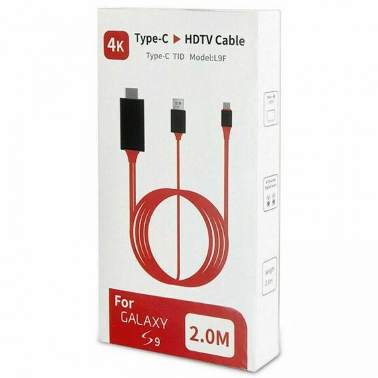 TH+USB TYPE-C TO HDMI + USB 2 METRE KABLO (81)