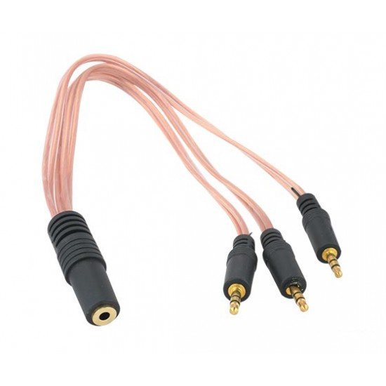 3.5 MM STEREO DİŞİ / 3 X 3.5 STEREO ERKEK 5+1 KABLO (81)