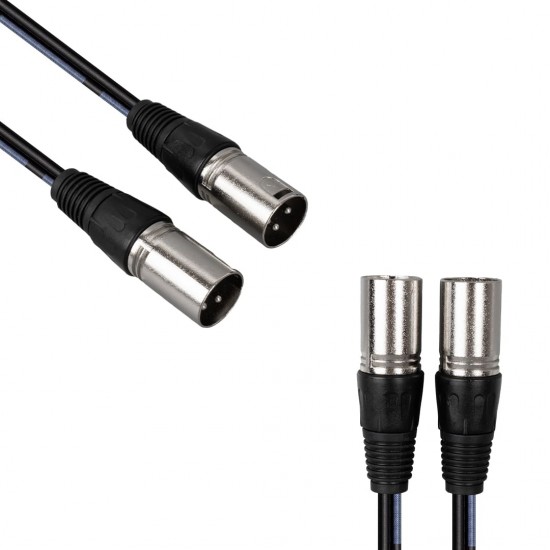 2 XLR DİŞİ 2 RCA ERKEK 3 METRE KABLO (81)