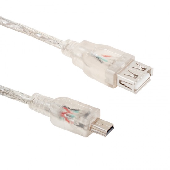 USB 5 PİN ERKEK-USB DİŞİ 1 METRE KABLO (81)