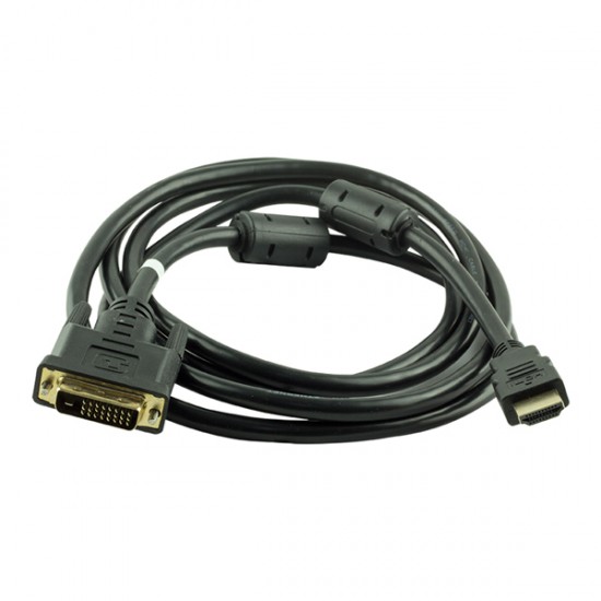 HDMI DVI KABLO 1.5 METRE  * NARİTA DVI 24+1 MALE TO HDMI 19P MALE (81) (K246)