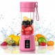 Portatif Taşınabilir El Blender 380 Ml Usb Şarjlı Pembe