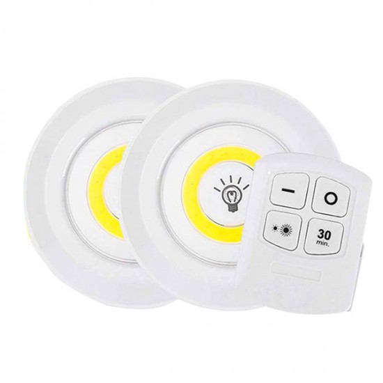 BEYAZ 150 LÜMEN COB LED YUVARLAK ÇİFT AMPÜL KUMANDALI (81)