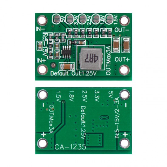 POWER SUPPLY MODUL CA-1235 1.25V 1.5 1.8 2.5 3.3 5V  OUT 3A 5V-15V IN (81)