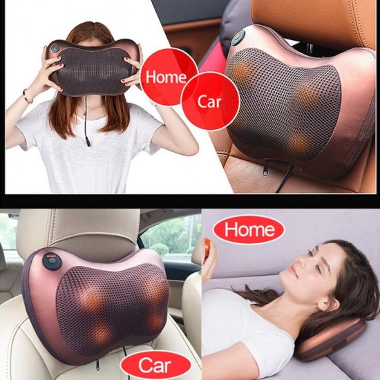 Car Home Ovmalı Masaj Yastığı, Araç Boyun Masaj Aleti