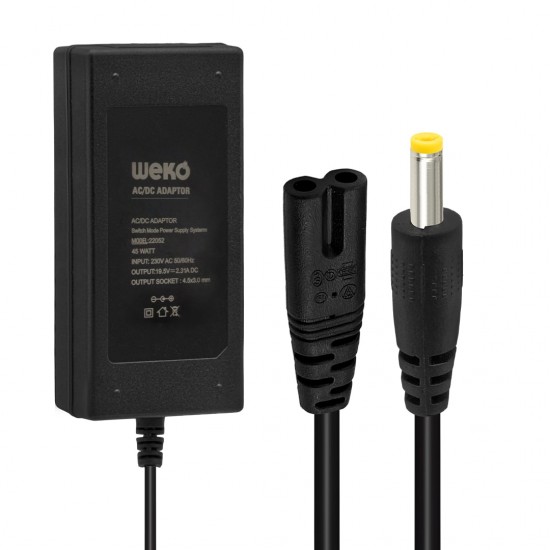 WEKO 19.5 VOLT 2.31 AMPER 4.5X3.0MM UÇLU NOTEBOOK ADAPTÖR YERLİ ÜRETİM (81)