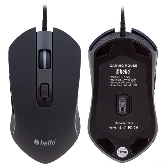 HELLO HL-4729 KABLOLU OYUNCU GAMING MOUSE (81)