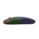 EVEREST SM-BT11 USB SİYAH 2IN1 BLUETOOTH 2.4GHZ ŞARJ EDİLEBİLİR KABLOSUZ MOUSE (81)