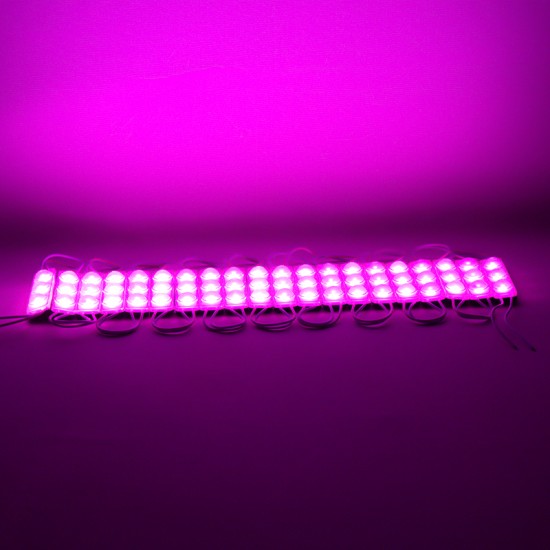 MODÜL LED 12V 1.5W PEMBE YANIP SÖNEN PARLAK TEK RENK 2835 69 X 16 MM IP65 160-180LM 160 DERECE (81)