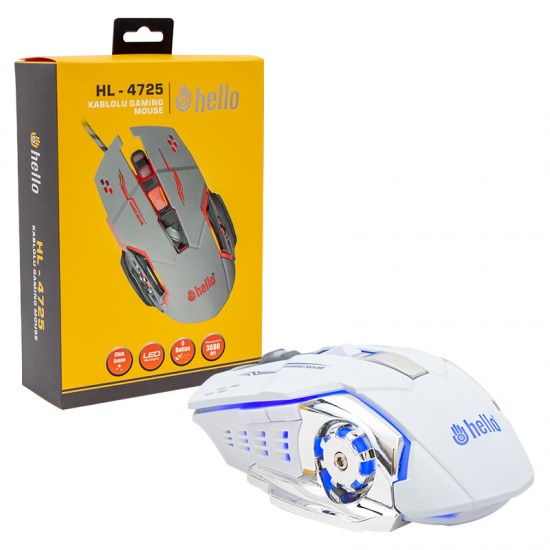 HELLO HL-4725 KABLOLU OYUNCU GAMING MOUSE (81)