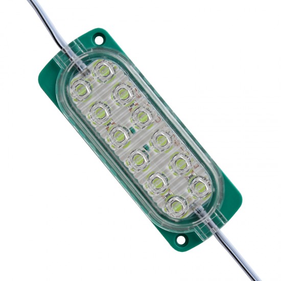 TEK RENK YEŞİL MODÜL LED 2835 24 VOLT 2.4 WATT (81)