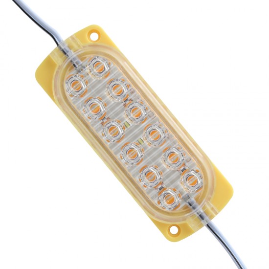 TEK RENK SARI MODÜL LED 2835 24 VOLT 2.4 WATT (81)