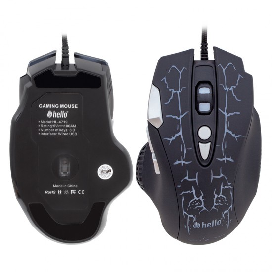 HELLO HL-4719 KABLOLU OYUNCU GAMING MOUSE (81)