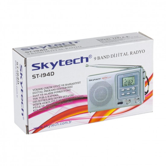 SKYTECH ST-194D 9 BAND DIGITAL FM RADYO (81)