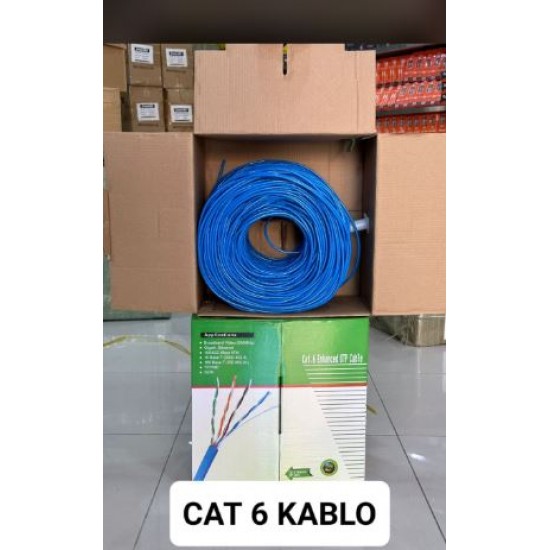 JAPANEX 25 AWG 305 METRE MAVİ CAT6 KABLO (81)