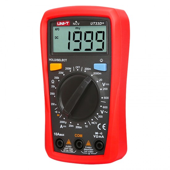 UNI-T UT-33D+ PLUS DIGITAL ÖLÇÜ ALETİ MULTİMETRE (81) (K246)