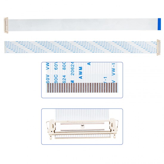 AWM 20706 30 PİN LVDS FLEXİ KABLO HD READY DÜZ DÜZ 3.1CMX40CM SOKETLİ (81)