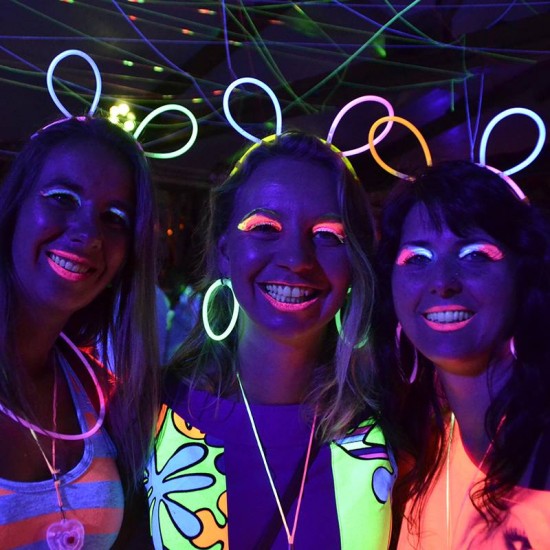 Glow Stick Taç Fosforlu Taç Karışık Renk 12 Adet