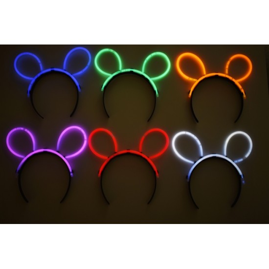 Glow Stick Taç Fosforlu Taç Karışık Renk 12 Adet