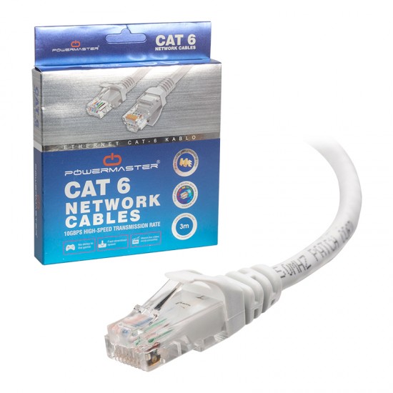 KABLO.CAT6 3 METRE GRİ  KUTULU (81)