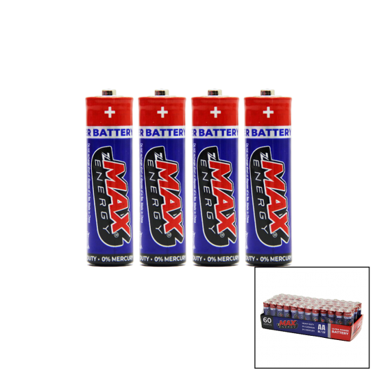 MAX ENERGY MAX-0636 PVC KALEM PİL 60 ADET (81)