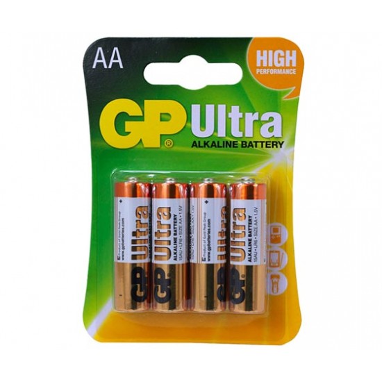 GP 15AU ALKALİN 1.5V AA KALEM PİL (4LÜ) PAKET FİYAT (81)