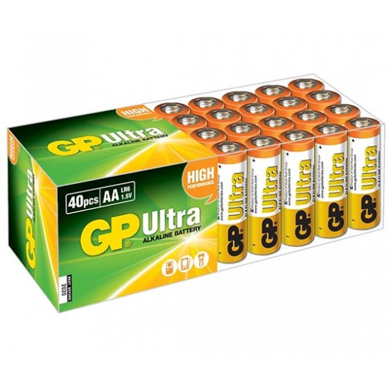 GP 15AU R6 ULTRA ALKALİN KALEM AA 40 LI PAKET FİYAT (81)