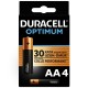 DURACELL OPTIMUM MX1500 1.5V ALKALIN AA KALEM PİL 4LÜ PAKET (81)