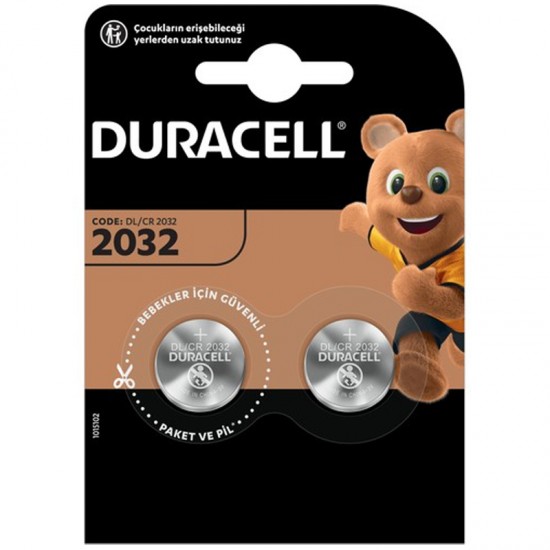 DURACELL CR2032 LİTYUM PİL 2Lİ PAKET FİYAT (81)