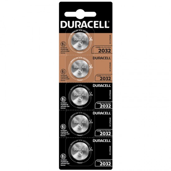 DURACELL CR2032 LİTYUM PİL 5Lİ PAKET FİYAT (81)