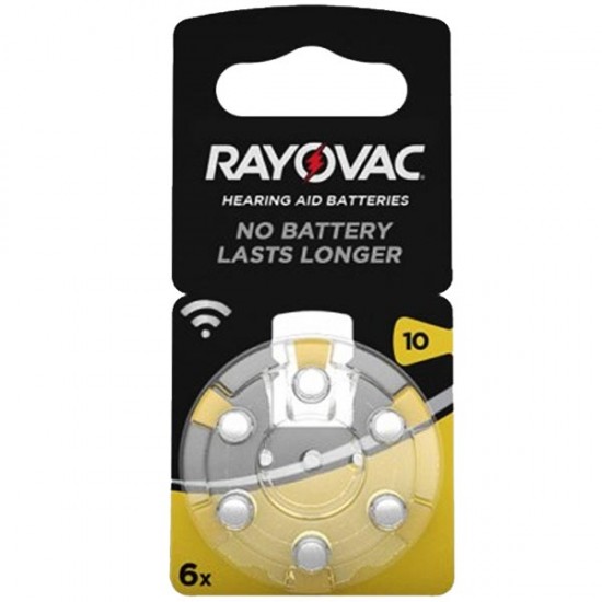 RAYOVAC 10 NO KULAKLIK PİLİ 6Lİ PAKET FİYAT (81)