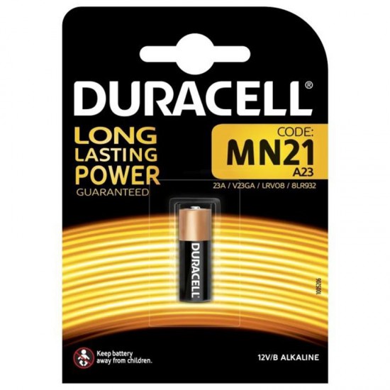 DURACELL LİTYUM MN21 PİL TEKLİ PAKET (ALARM PİLİ 23A) (81)