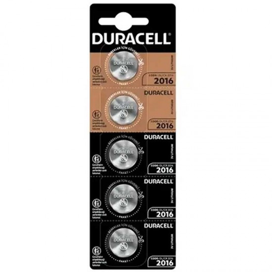 DURACELL CR2016 LİTYUM PİL 5Lİ PAKET FİYAT (81)