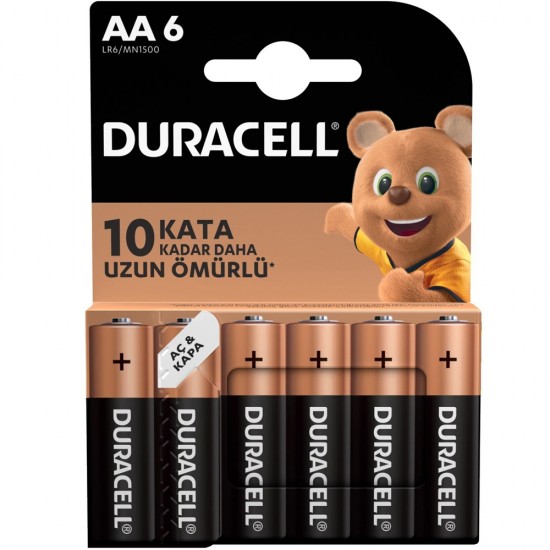 DURACELL AA KALEM PİL (6LI) PAKET FİYAT (81)